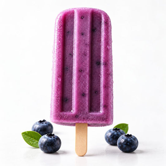 Blueberry popsicle by Frostee Bites