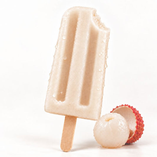 Lychee fruit popsicle by Frostee Bites